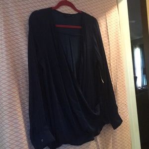 Brand NEW with tags navy super soft blouse